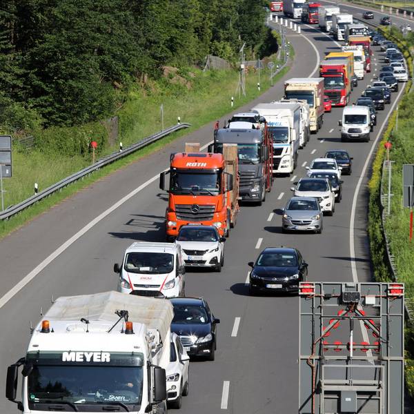 Stau Holzbachtalbrücke