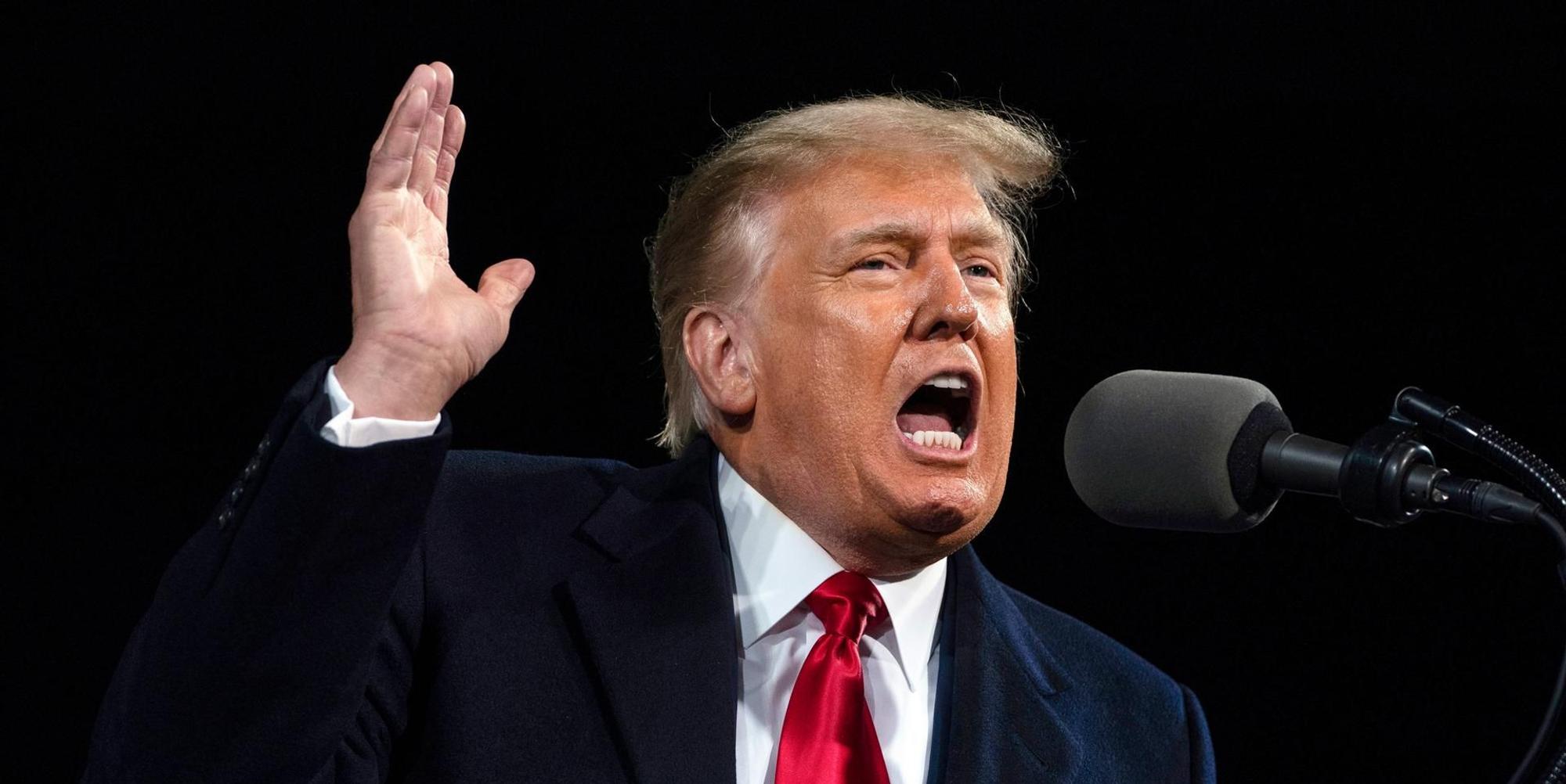 Trump schreit