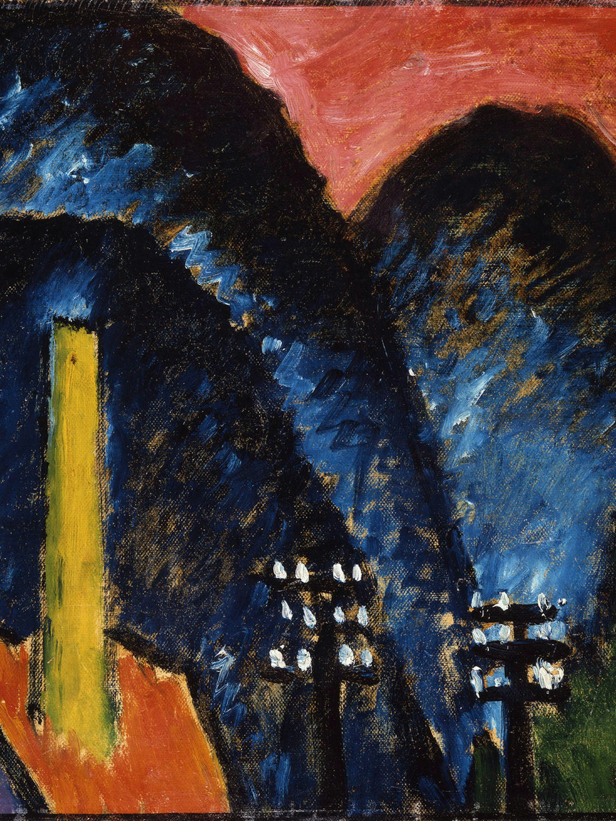 Alexej_Jawlensky, Landschaft mit gelbem Schornstein