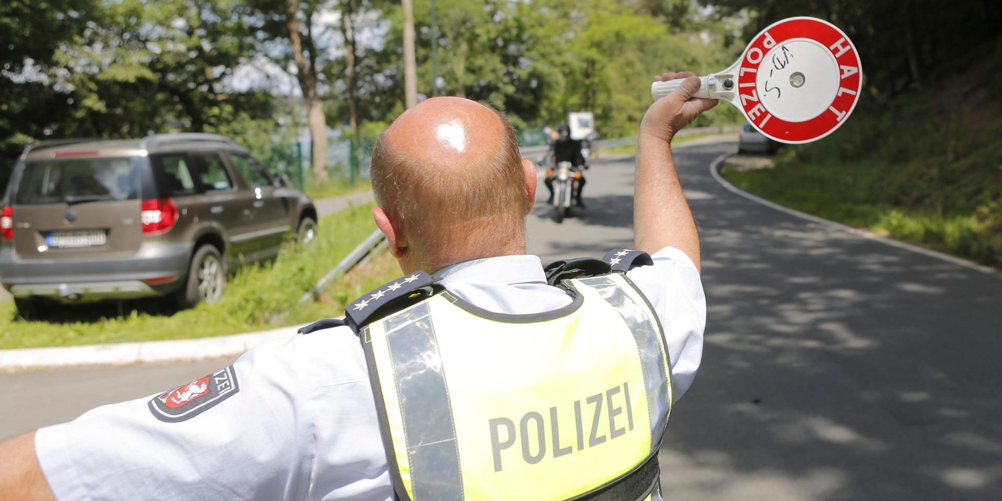 Motorradkontrolle