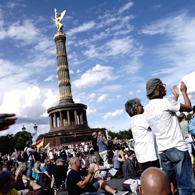 Siegessäule Corona-Demo