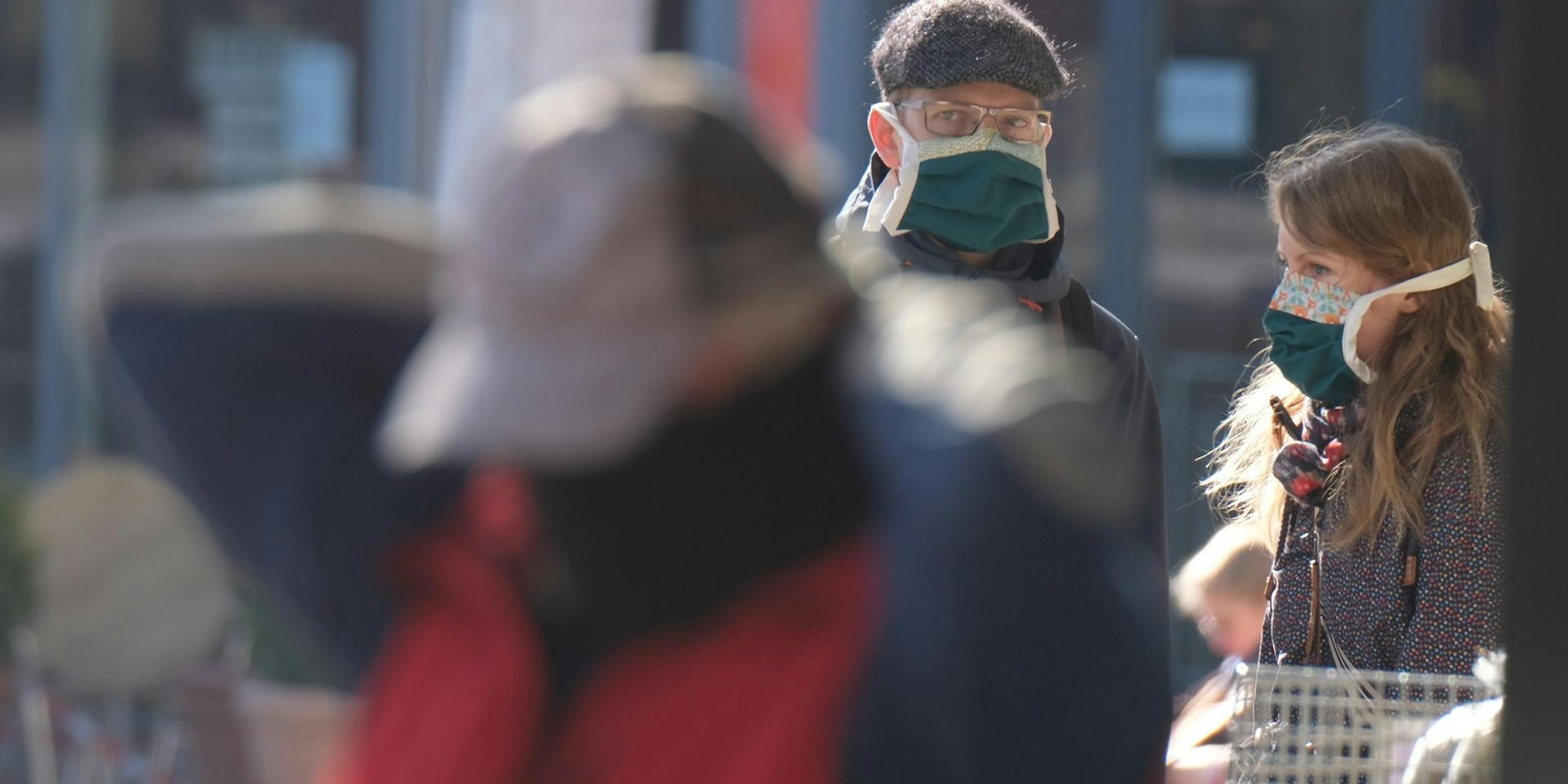 Mundschutz Menschen Symbol