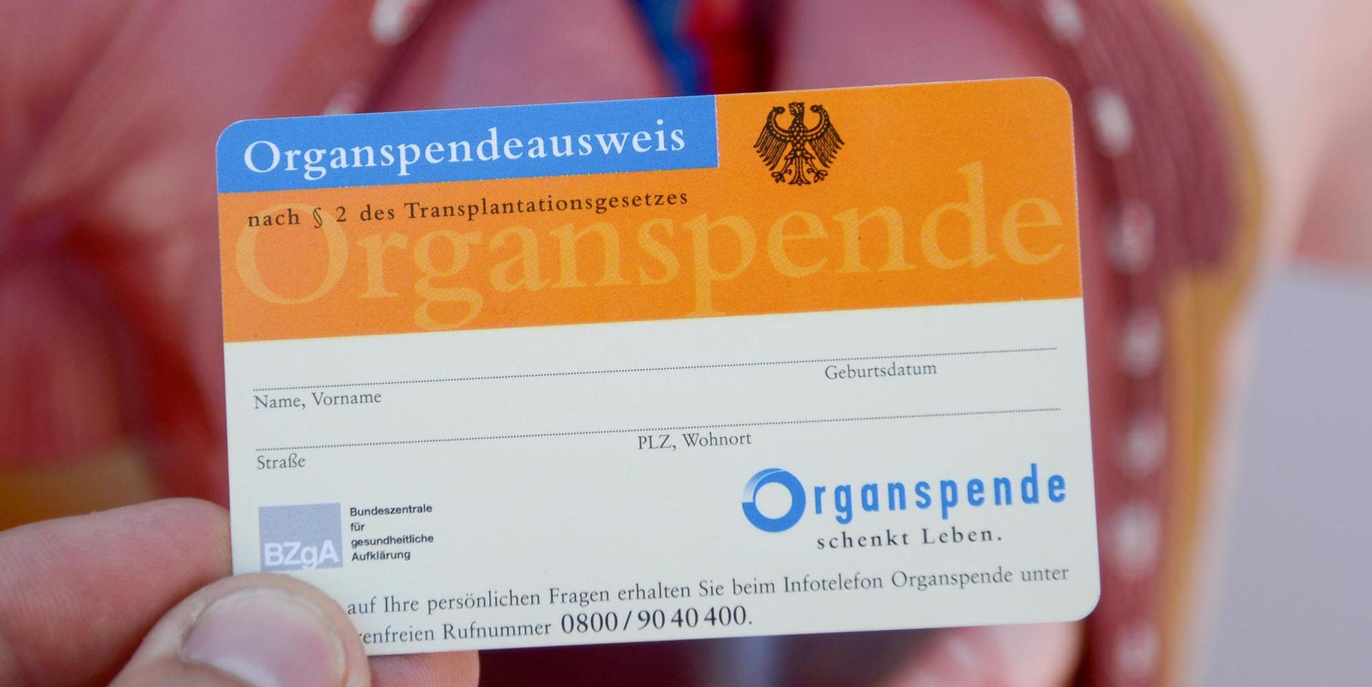 Organspendeausweis