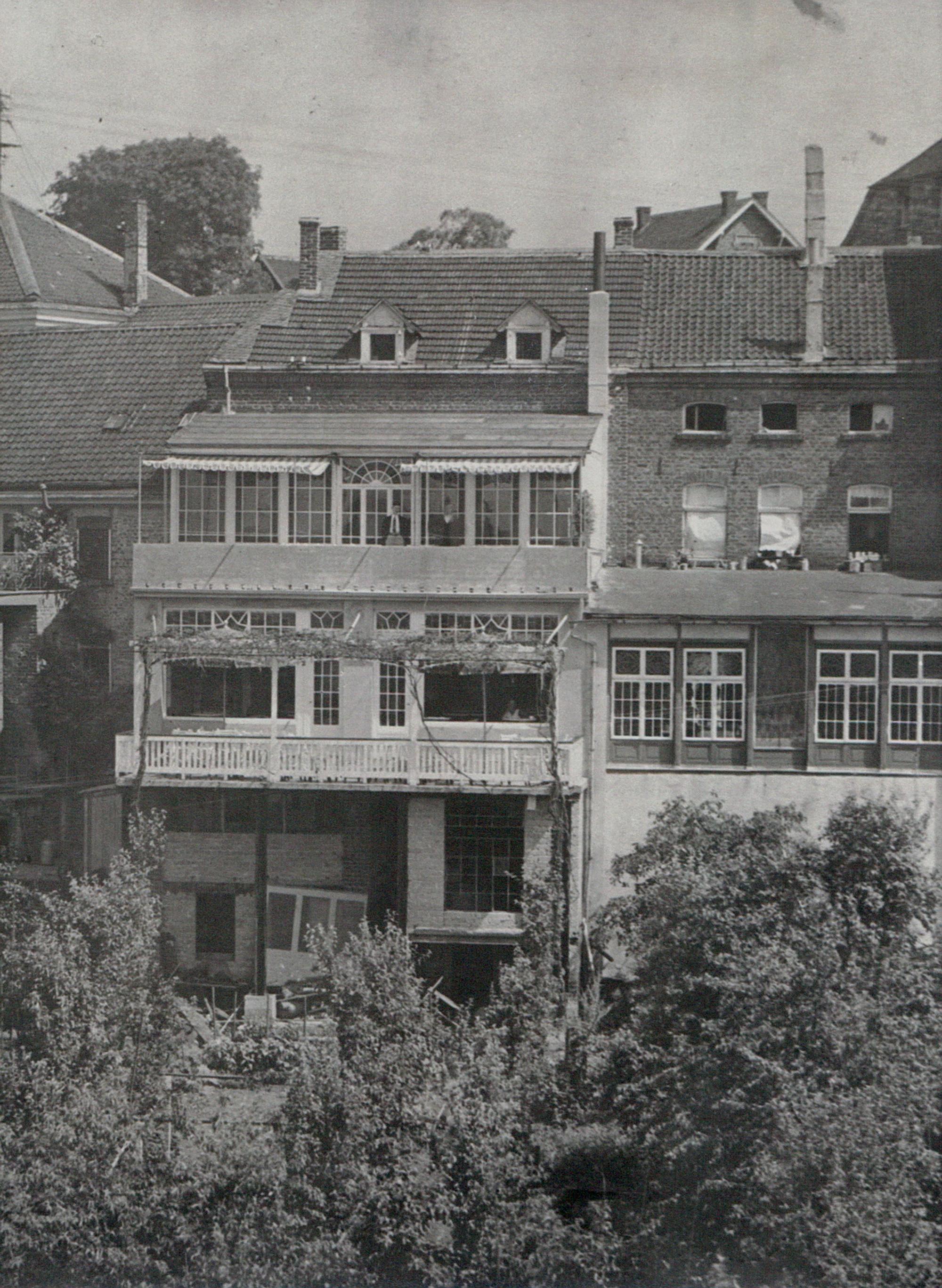Schloß-Café Himperich 1935_Ru¦êckseite