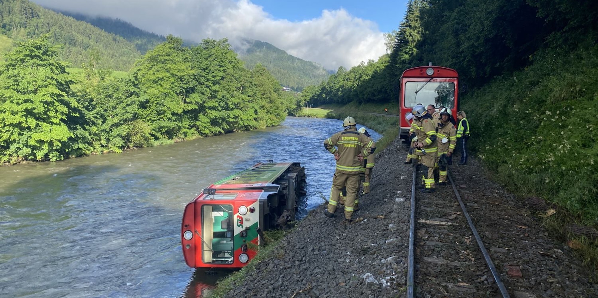 Österreich Zugunglück