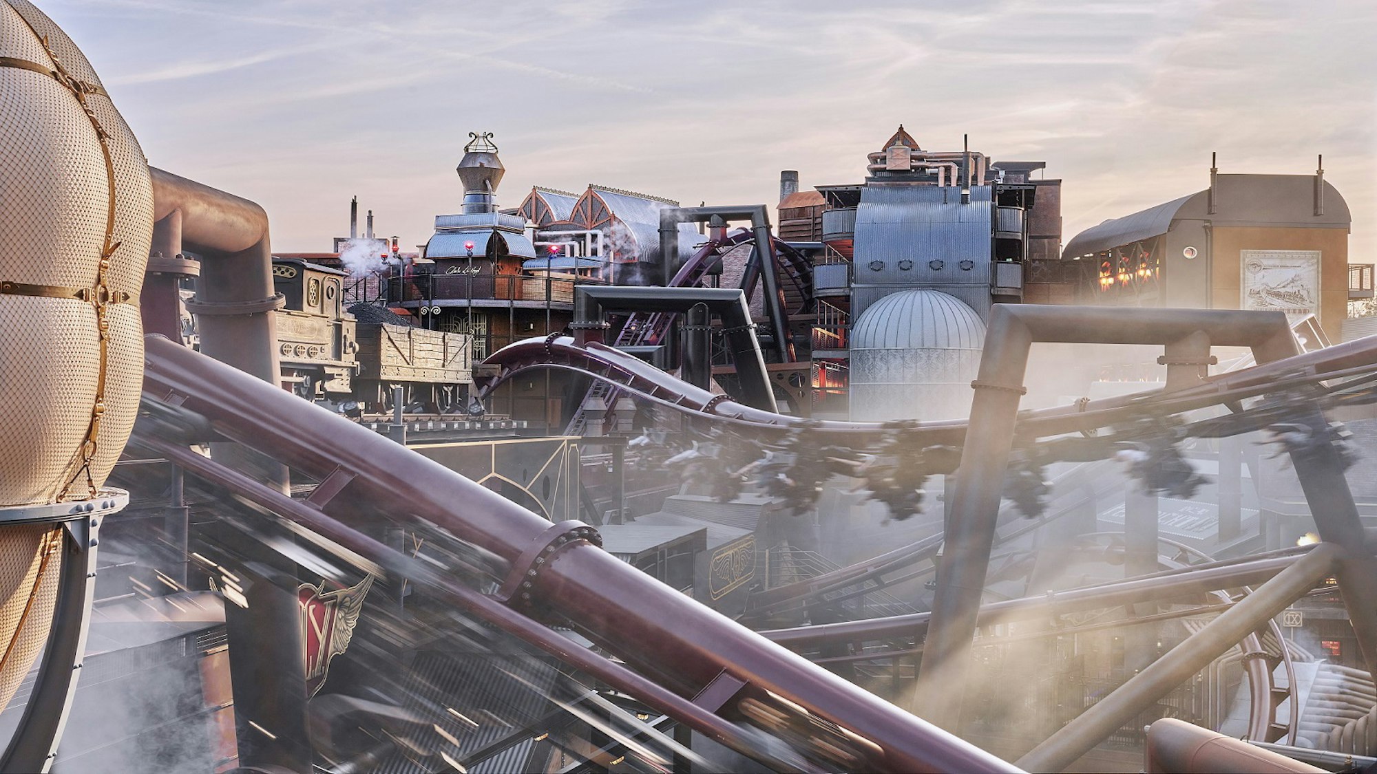 Die Rookbourgh-Achterbahn im Brühler Phantasialand.