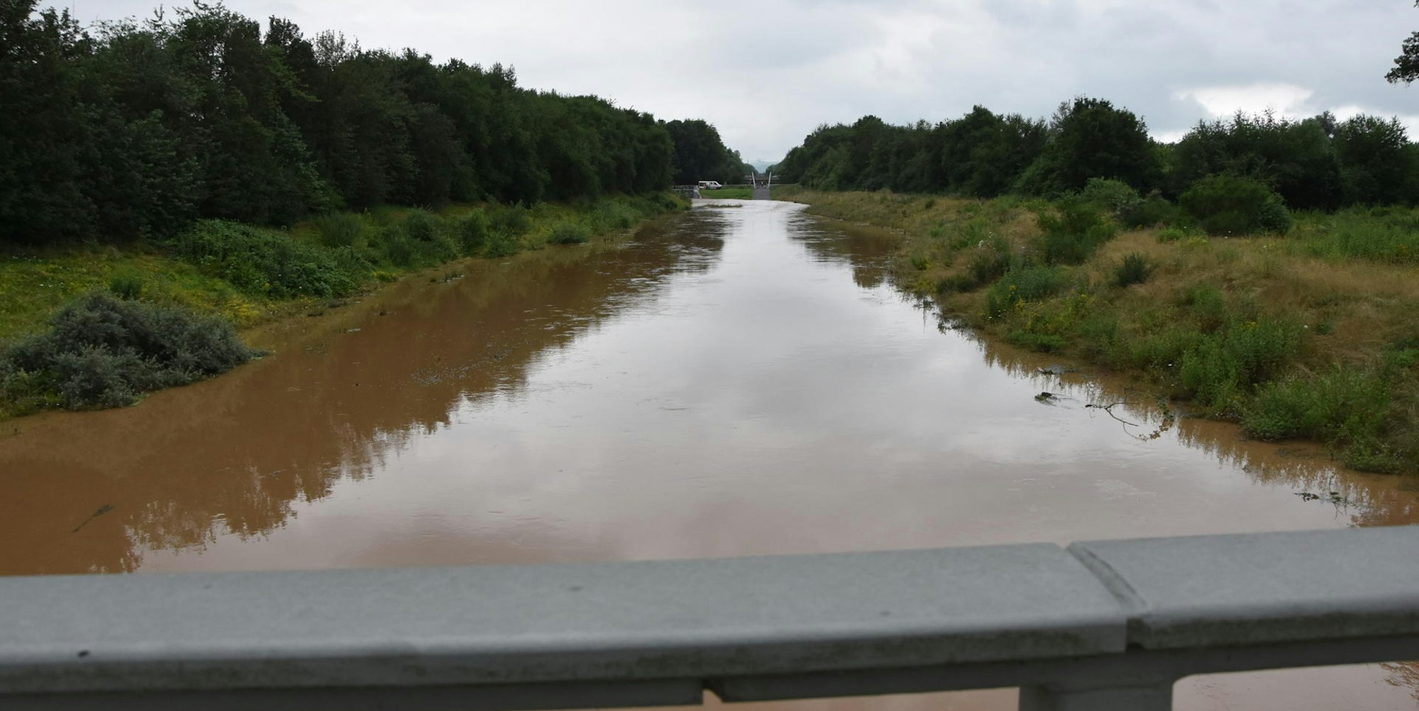 Erft Hochwasser Bergheim