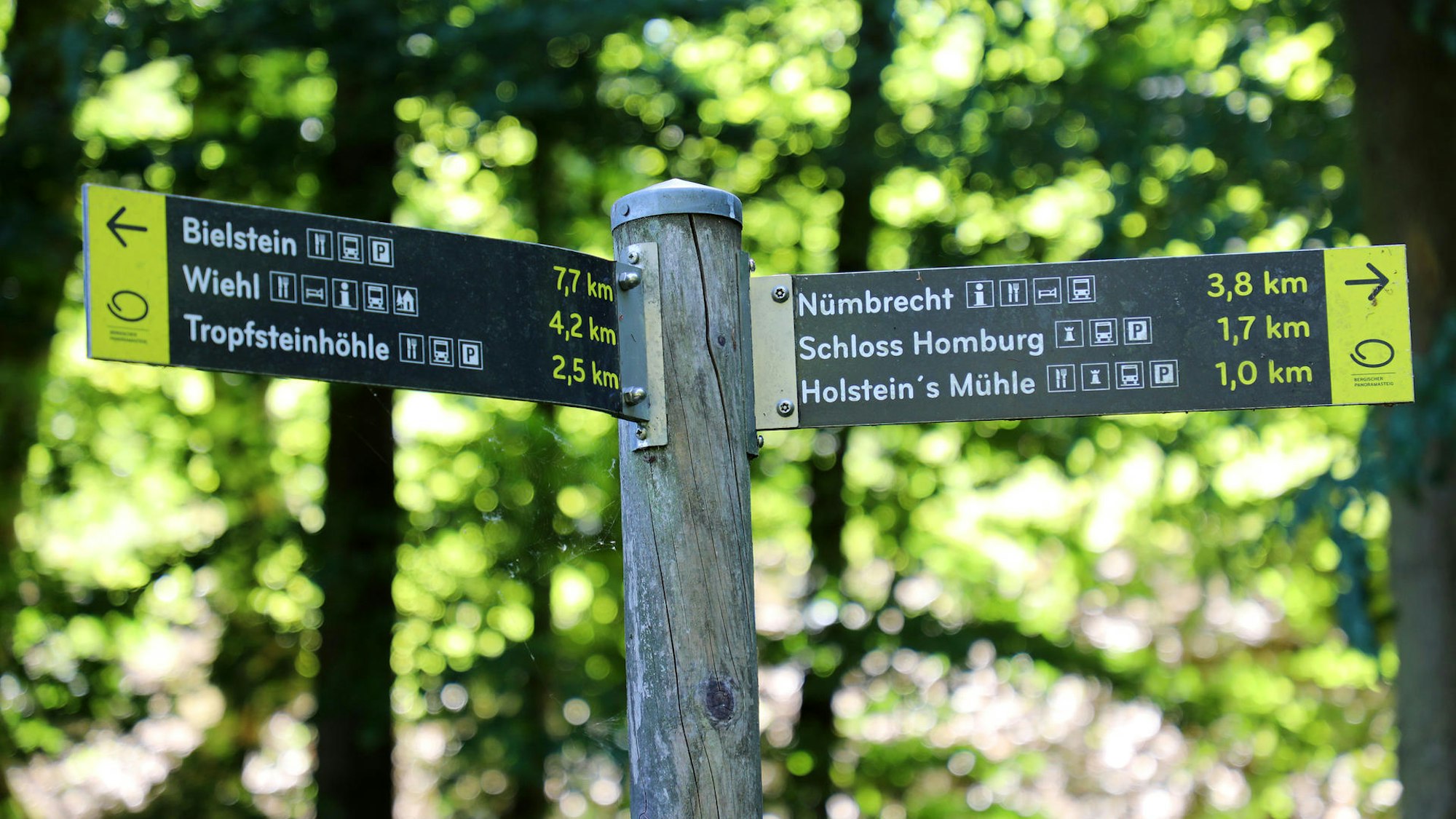 panoramasteig wegweiser