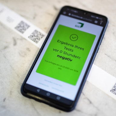 Symbolbild negativer Coronatest