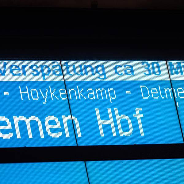 Bahn Verspätungen