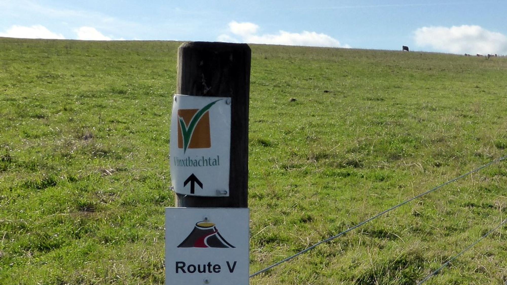 Wanderung Vinxtbachtal Wegzeichen
