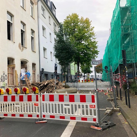 Glasstraße Sperrung