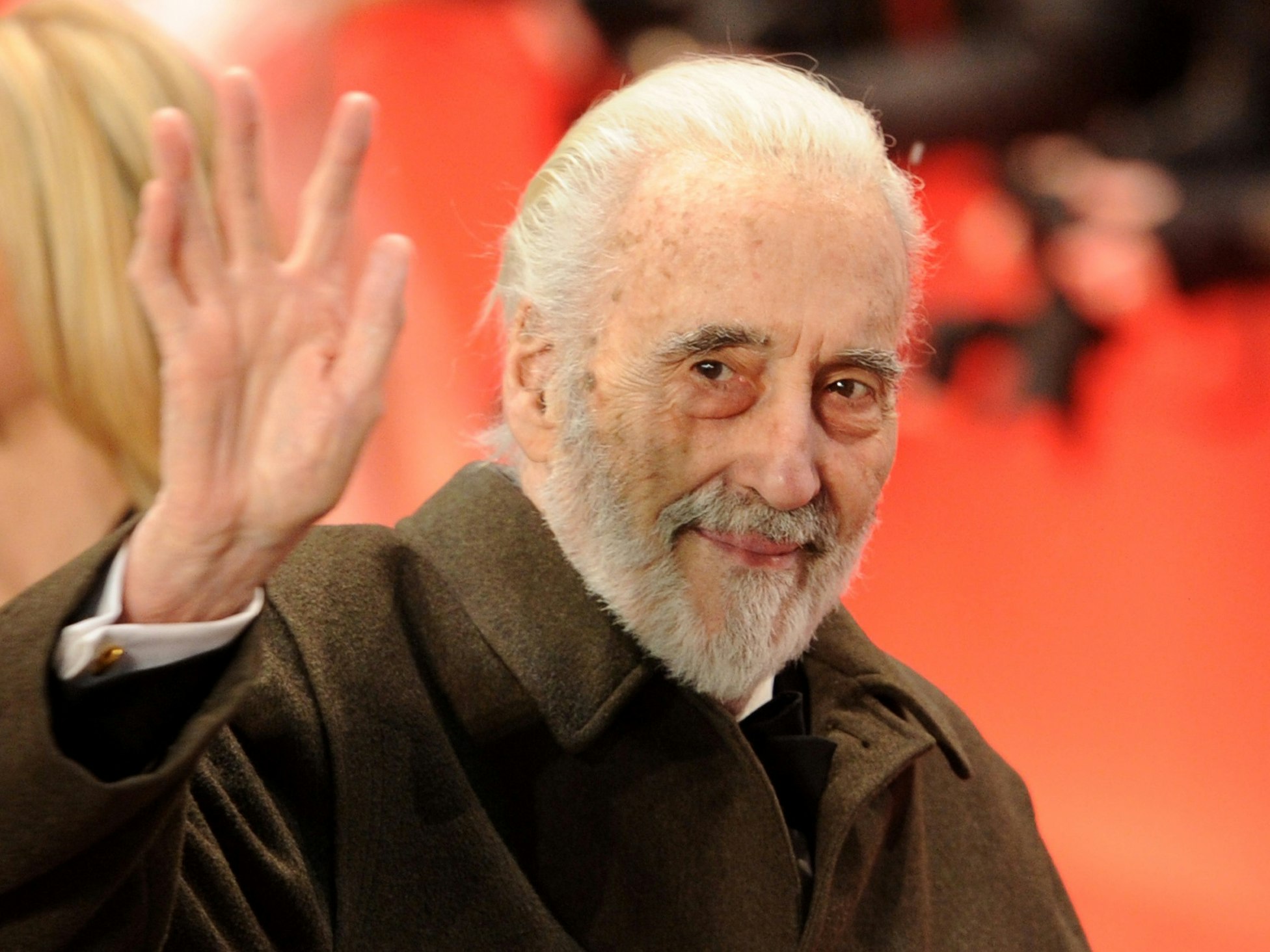 Sir Christopher Lee im Jahr 2012