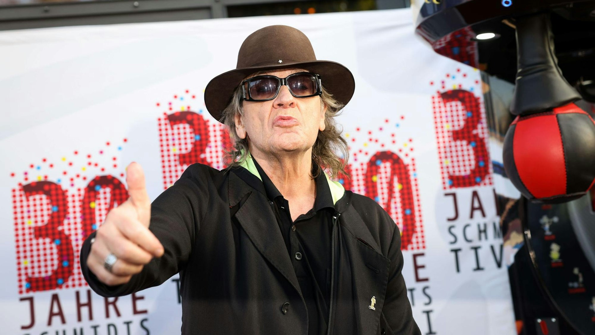 Udo Lindenberg bei einem Fototermin.