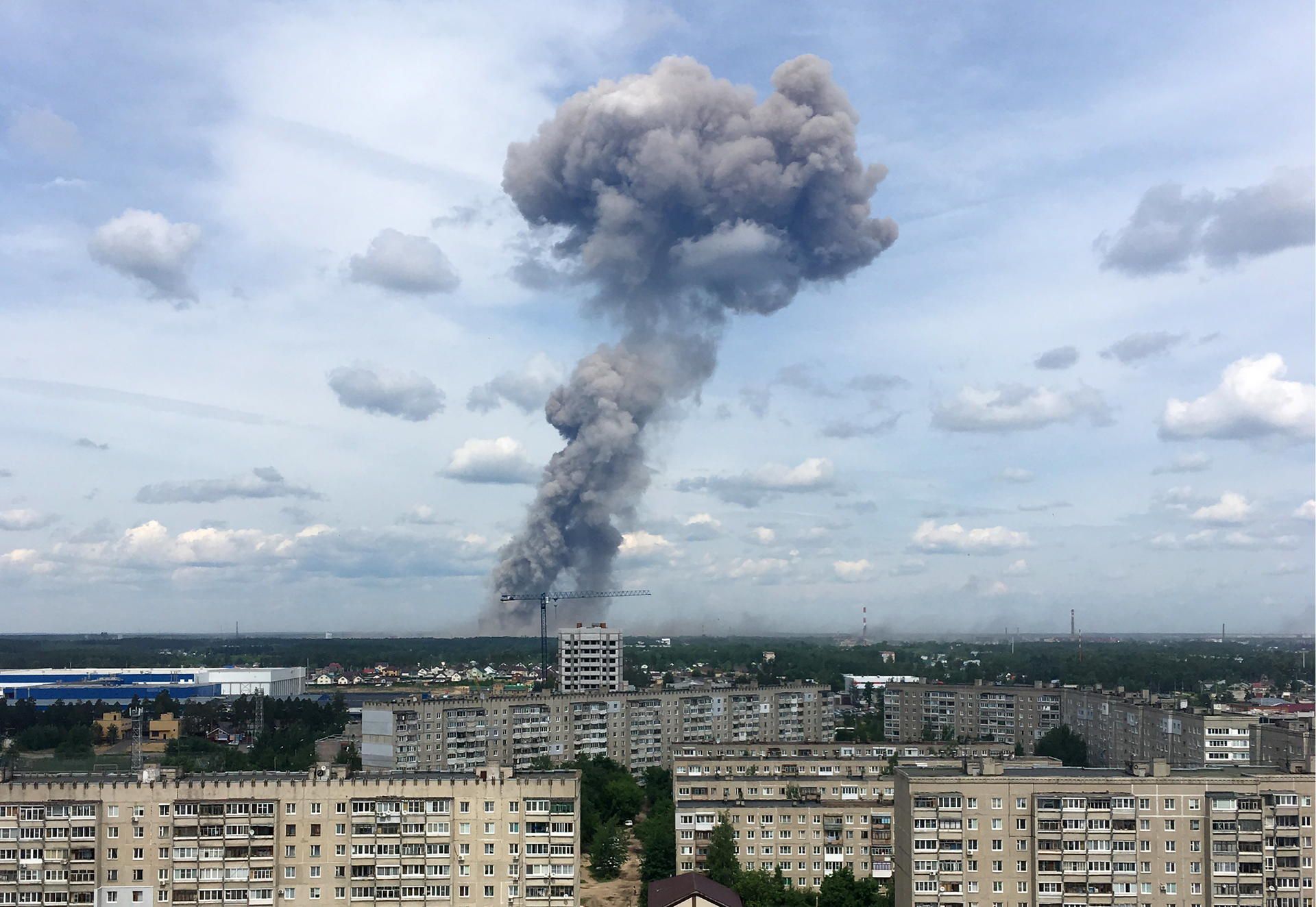 Explosion in Russland