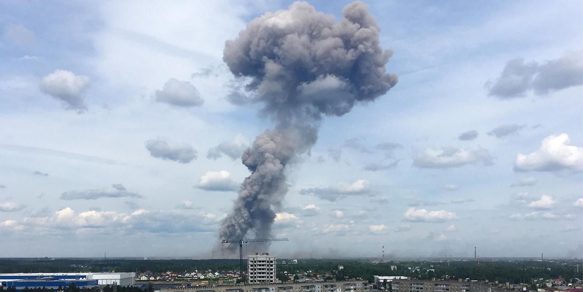 Explosion in Russland