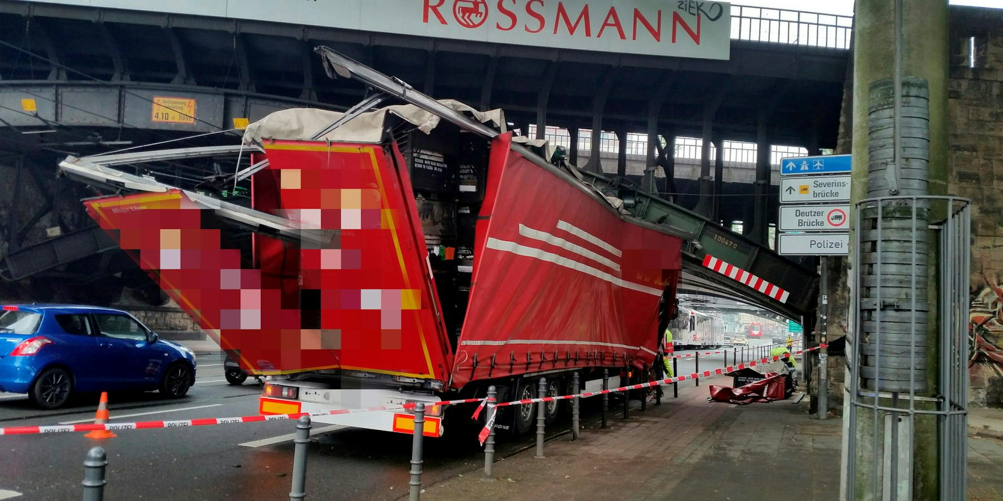 LKW gepixelt