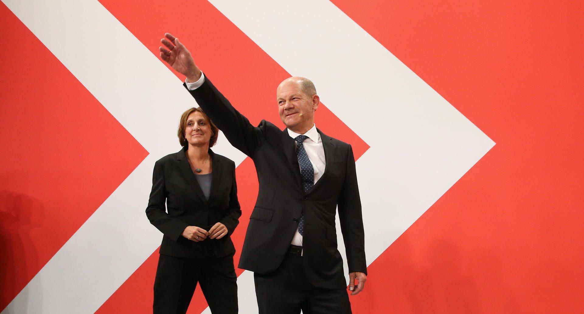 Britta Ernst und Olaf Scholz