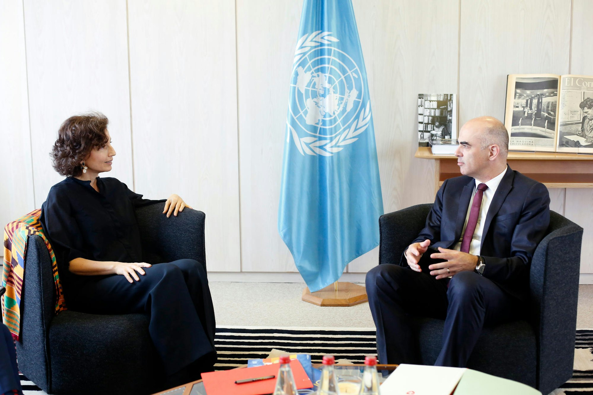 Alain Berset und Audrey Azoulay