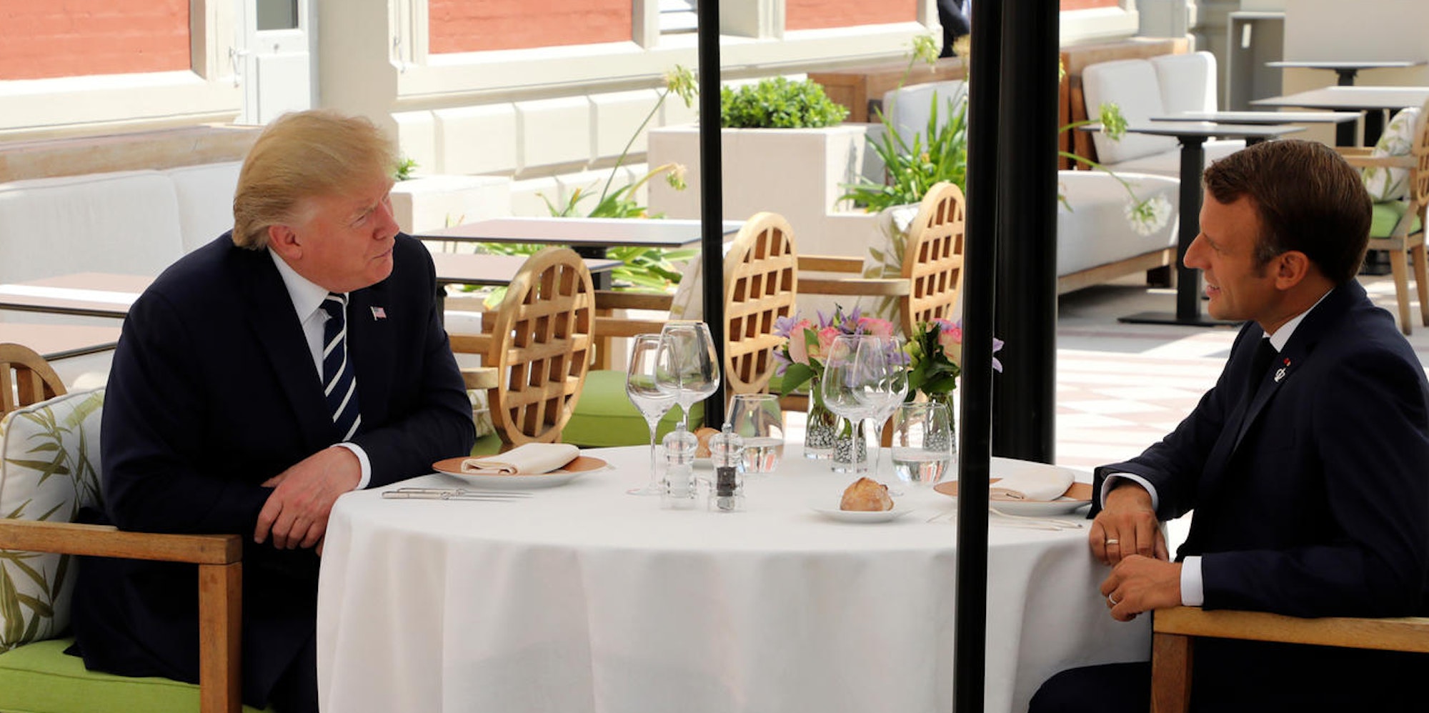 Trump und macron