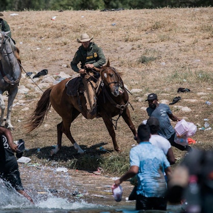 USA Rio Grande berittene Polizei