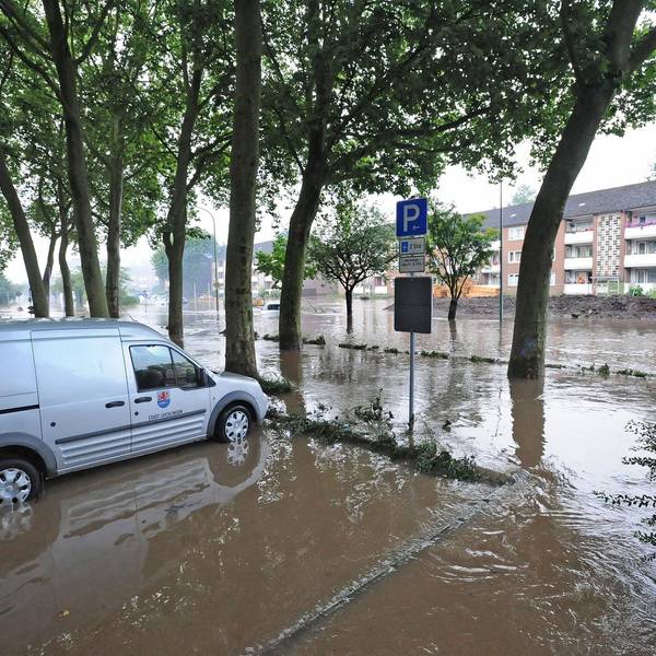 Rathaus Leichlingen Flut