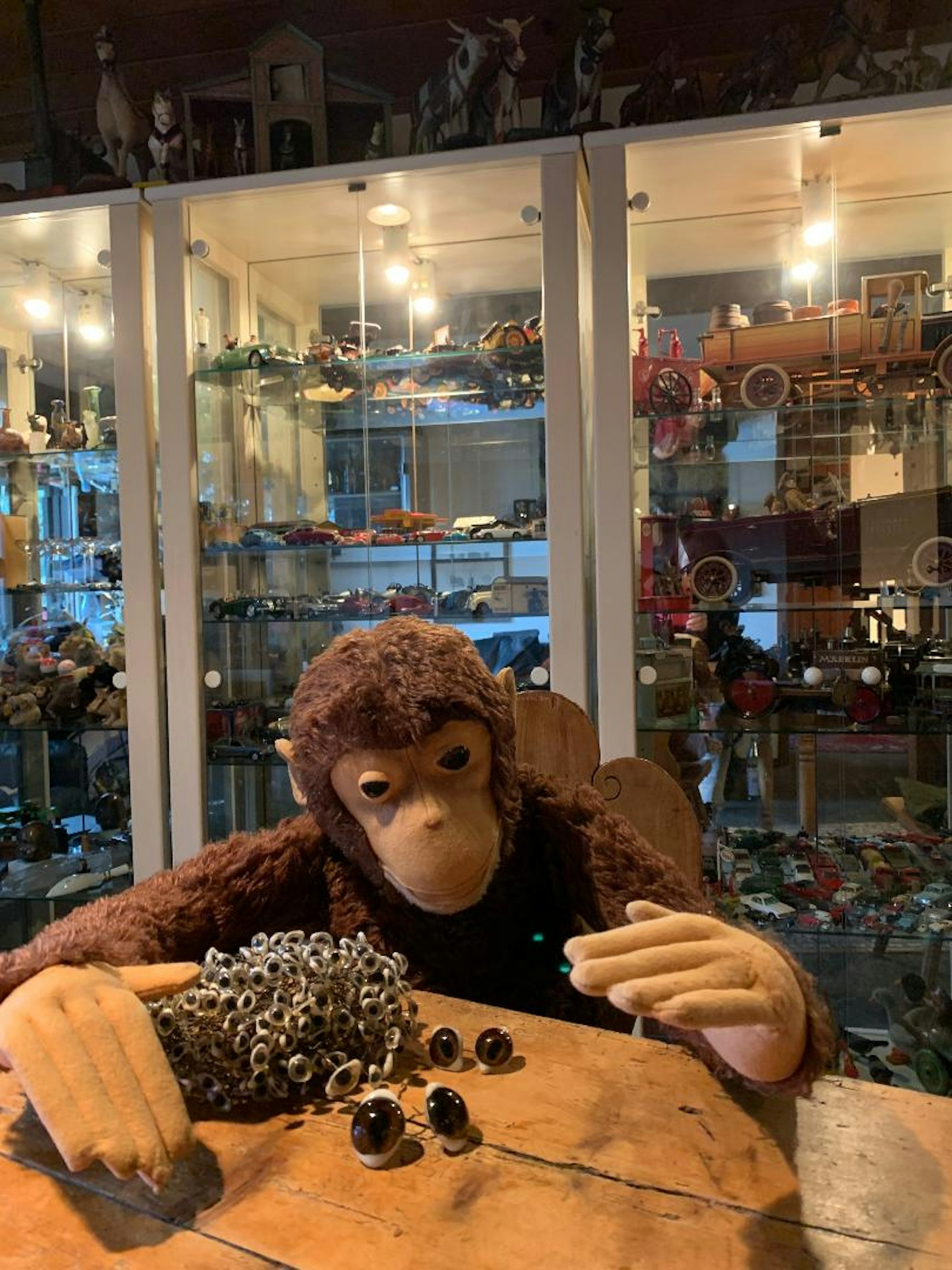 Steif Affe mit den Ersatzaugen aus Lauscha 1 (1)