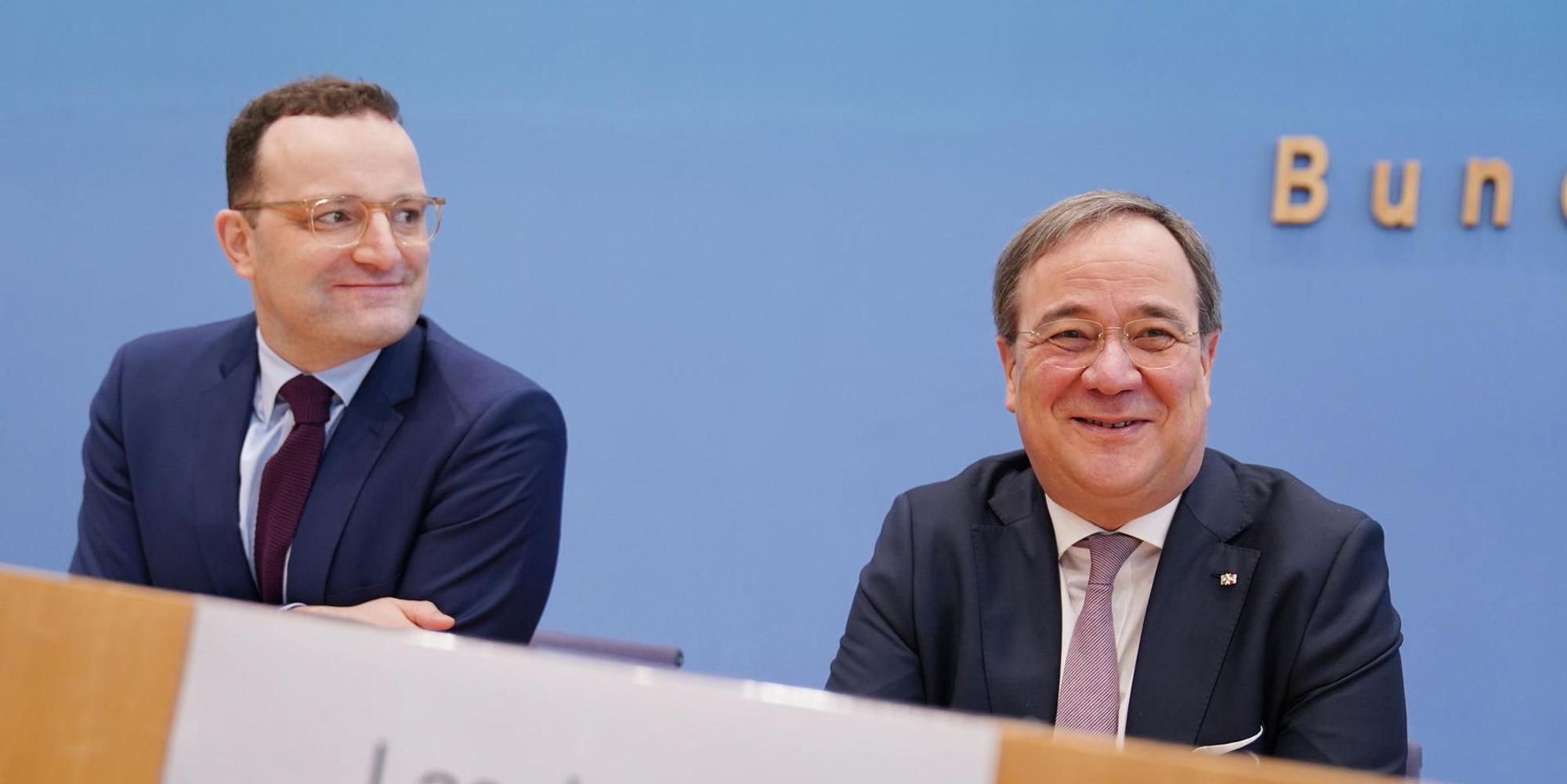 Jens Spahn und Armin Laschet