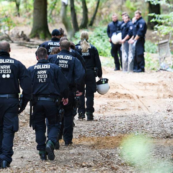 Tagebau Hambach Polizei dpa