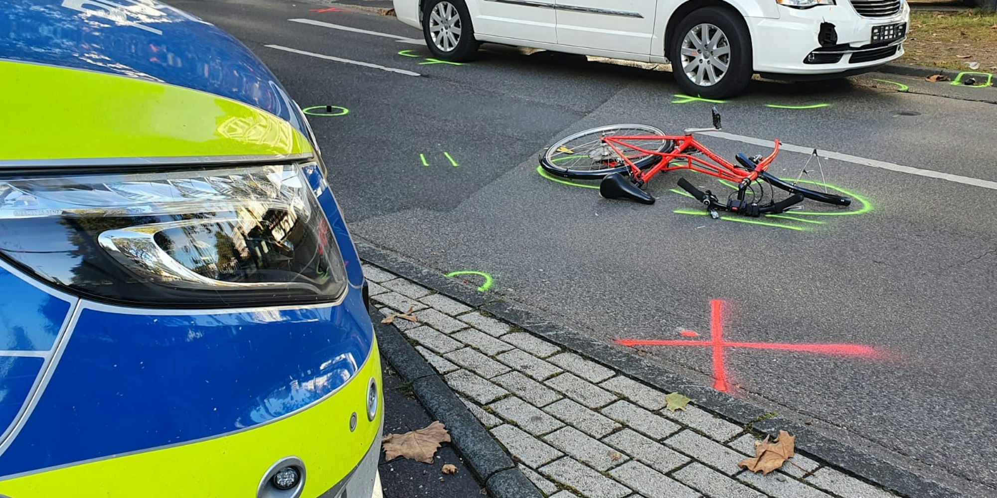Unfall Rad am Heumarkt