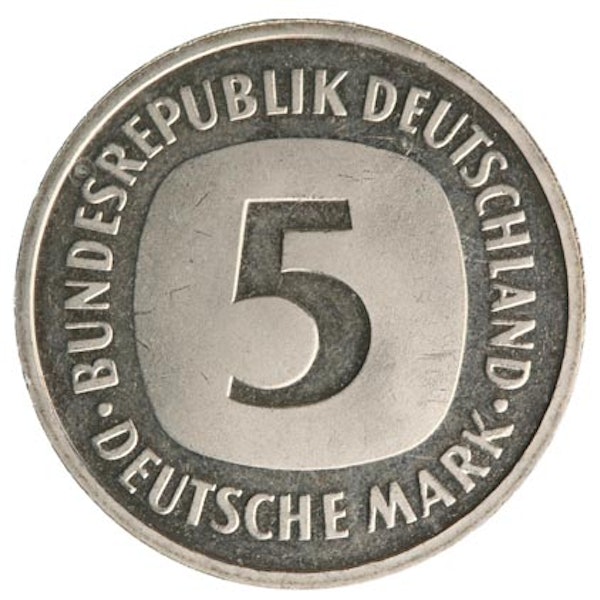 5 Mark vorne