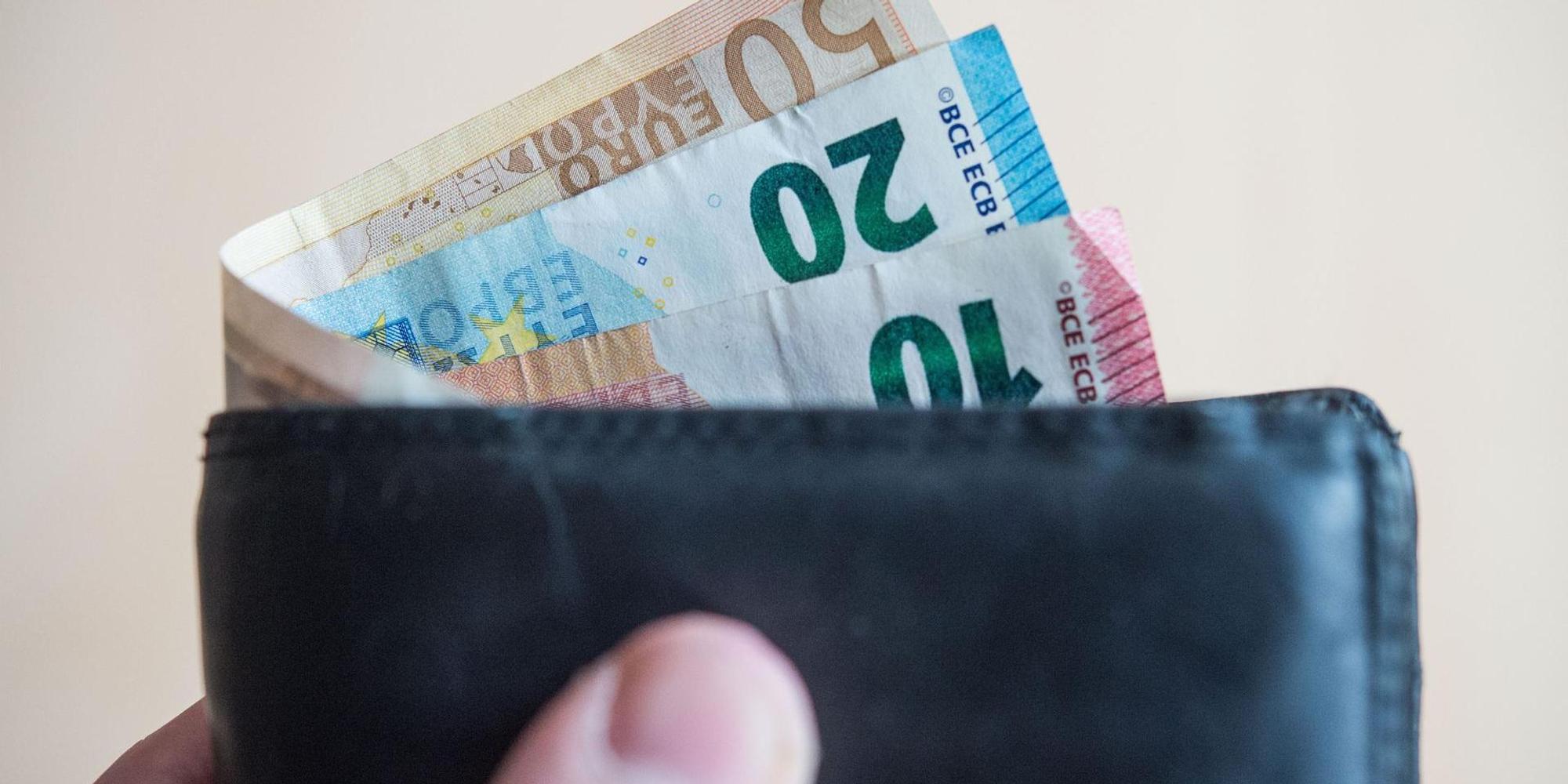 Geldbeutel mit Geld