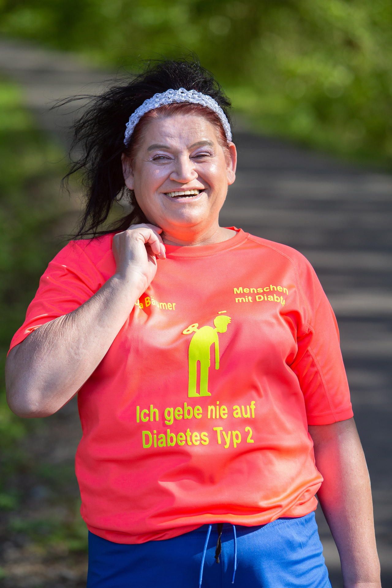 Lindlar läuft: Sportlerin Claudia Bauemer