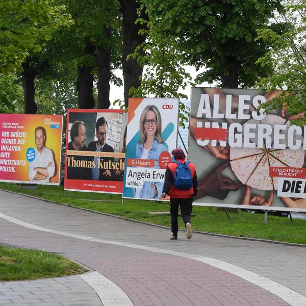 Wahlplakate zur Landtagswahl