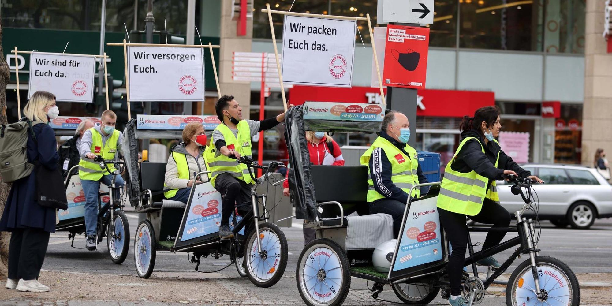 Streik Einzelhandel in Köln