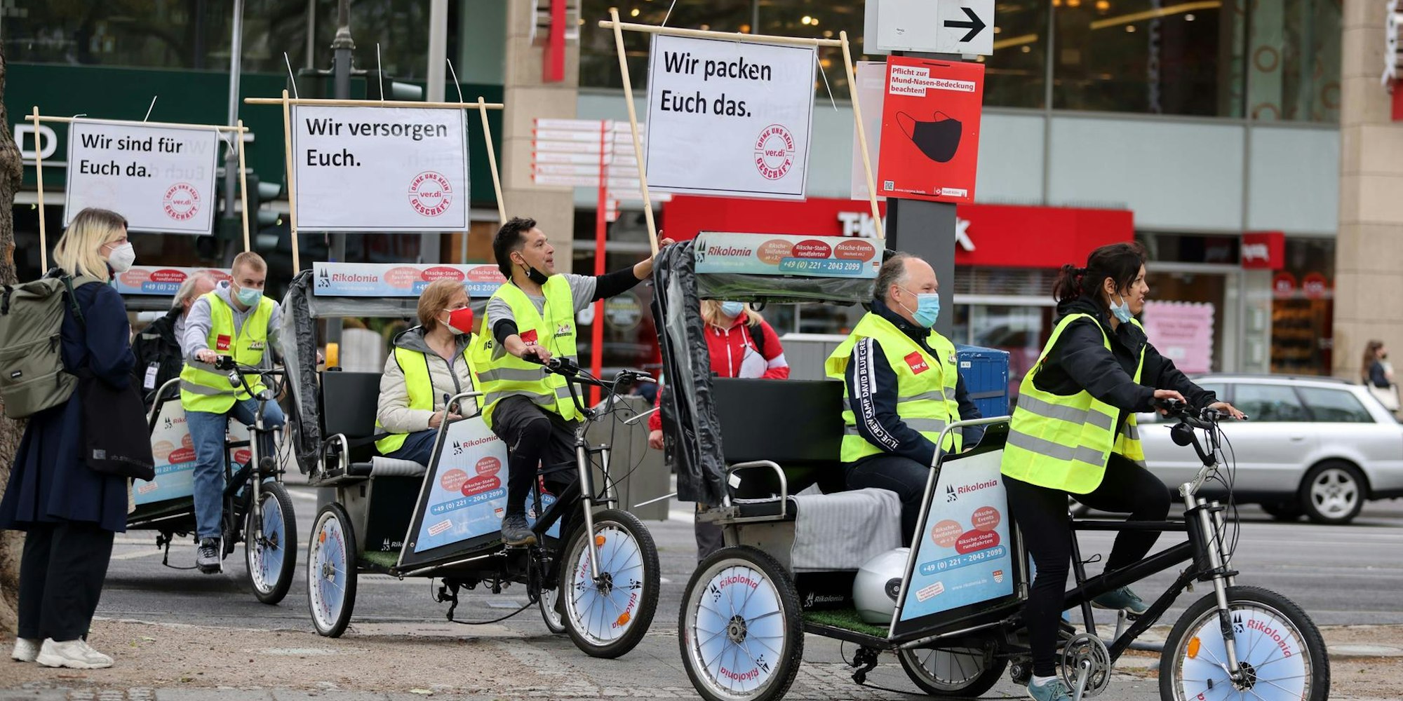 Streik Einzelhandel in Köln