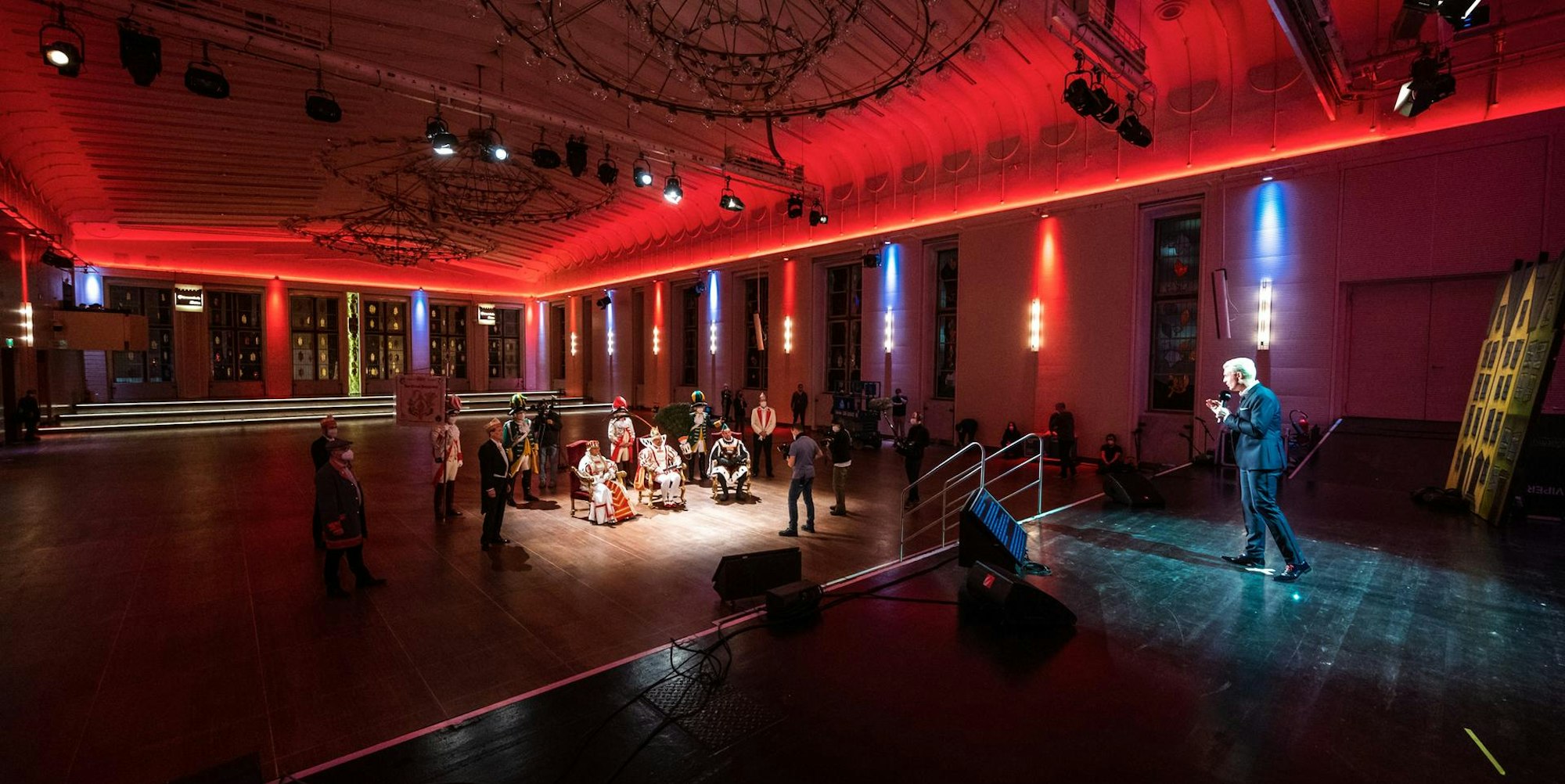 Leere Säle im Kölner Karneval