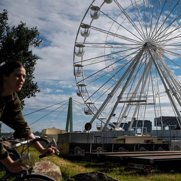 Kirmes auf der Deutzer Werft in Köln