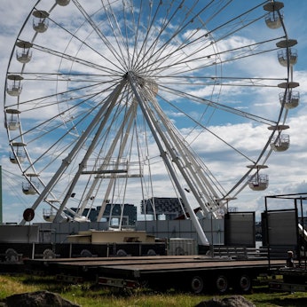 Kirmes auf der Deutzer Werft in Köln