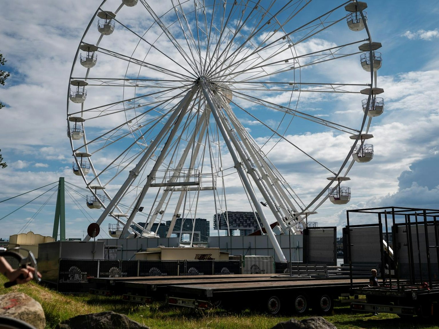 Kirmes auf der Deutzer Werft in Köln