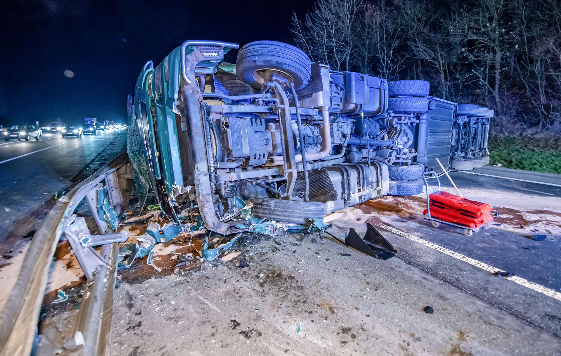 Unfall A45
