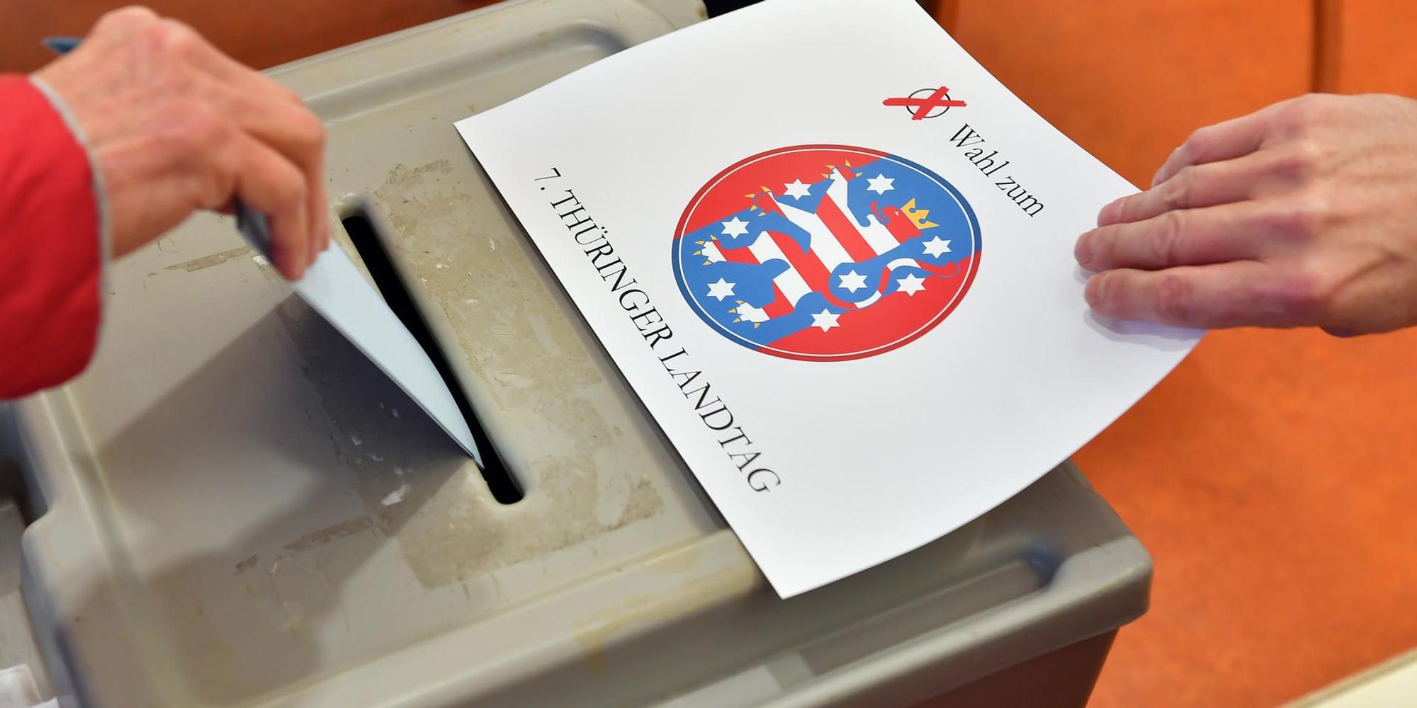 Landtagswahl Thüringen Wahlurne
