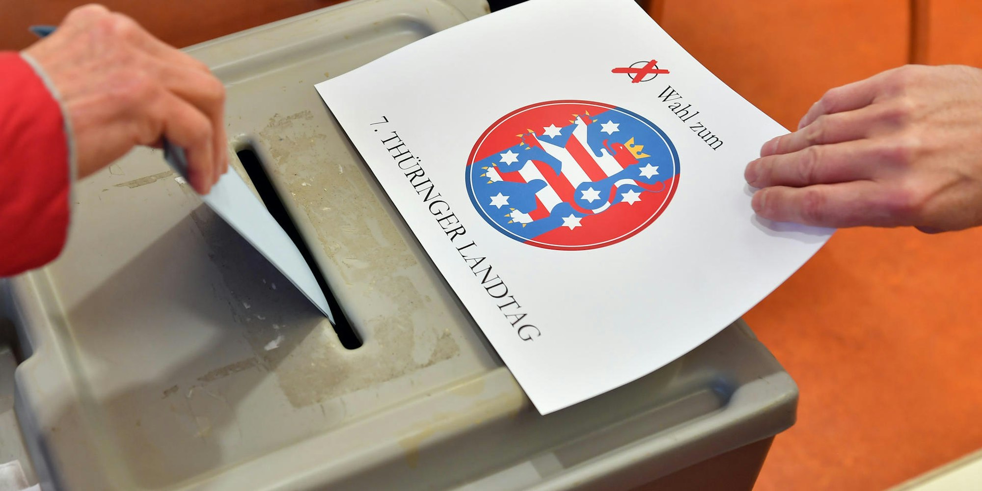 Landtagswahl Thüringen Wahlurne