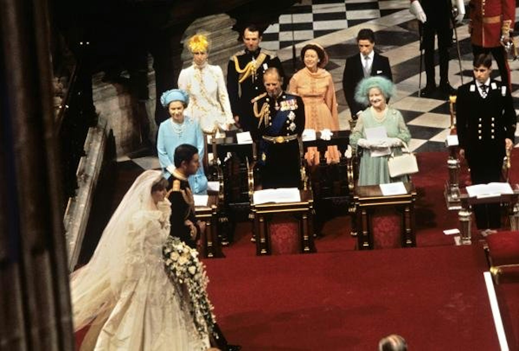 Queen bei Trauung von Charles und Diana