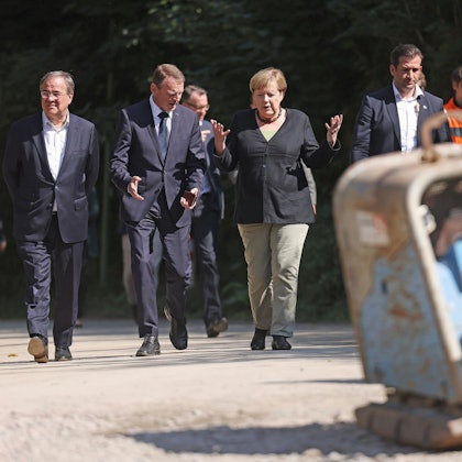 Laschet und Merkel Hagen