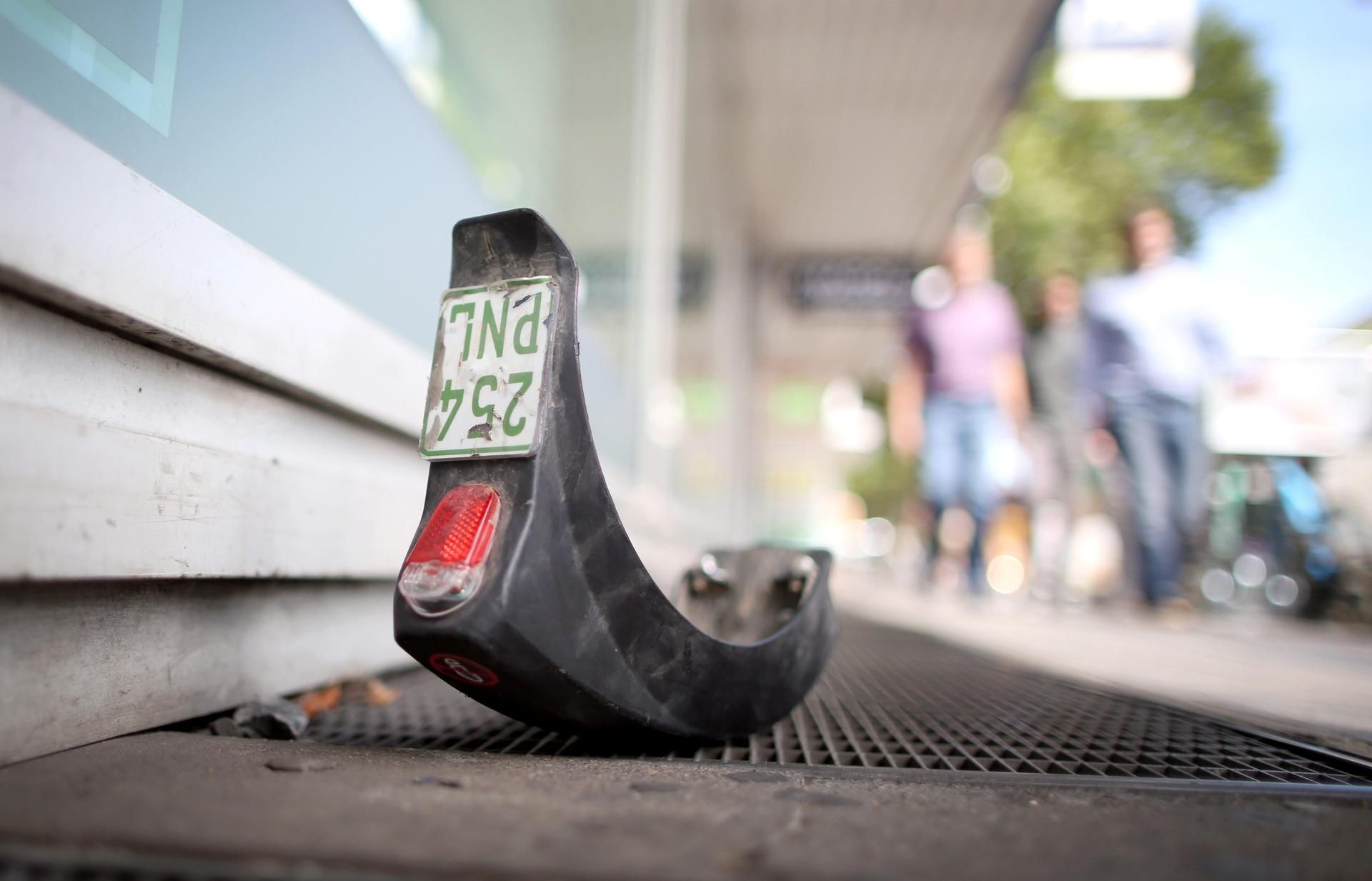 E-Scooter Symbol Unfall
