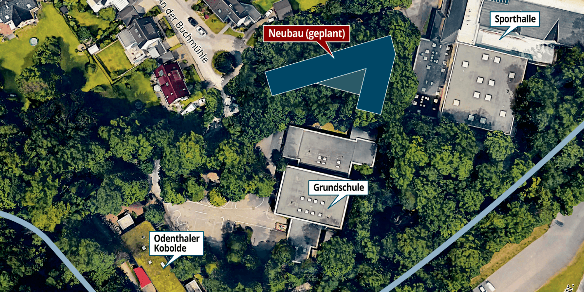 Neubau Schule Odenthal 260821