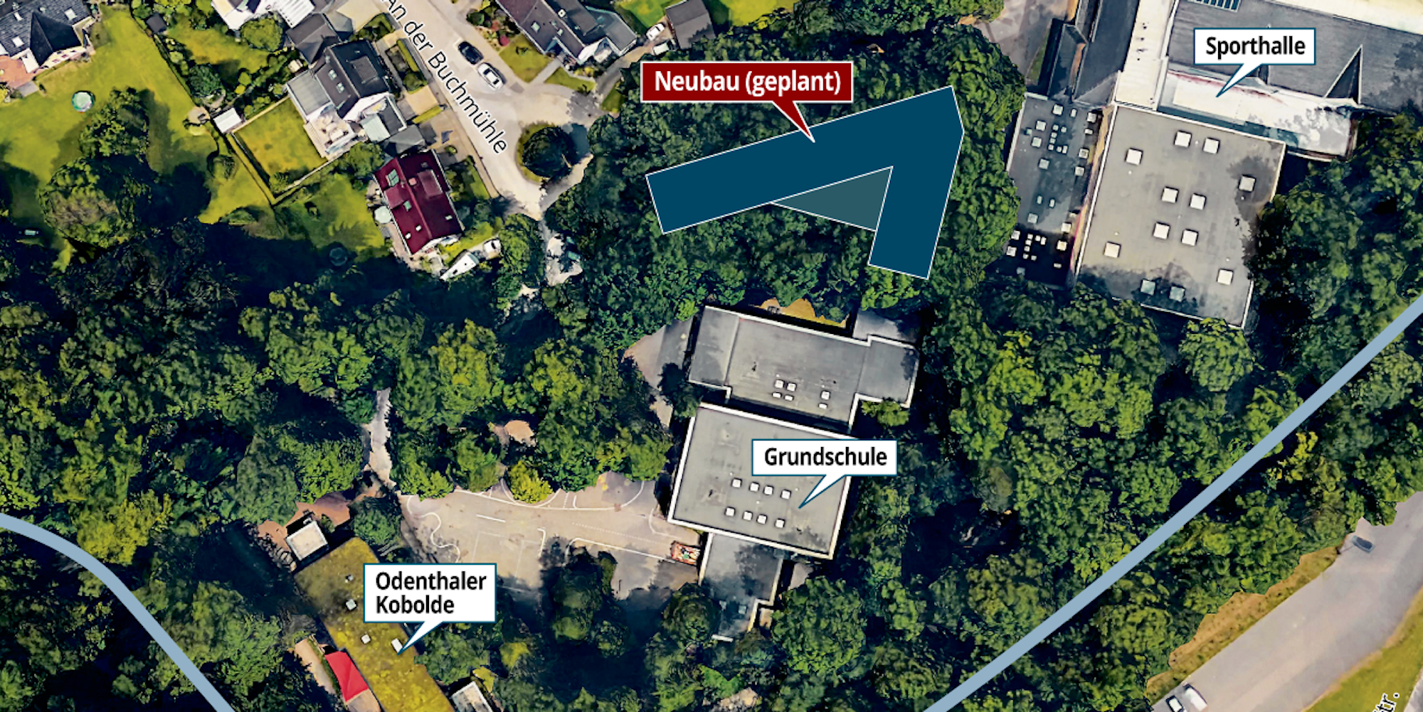 Neubau Schule Odenthal 260821