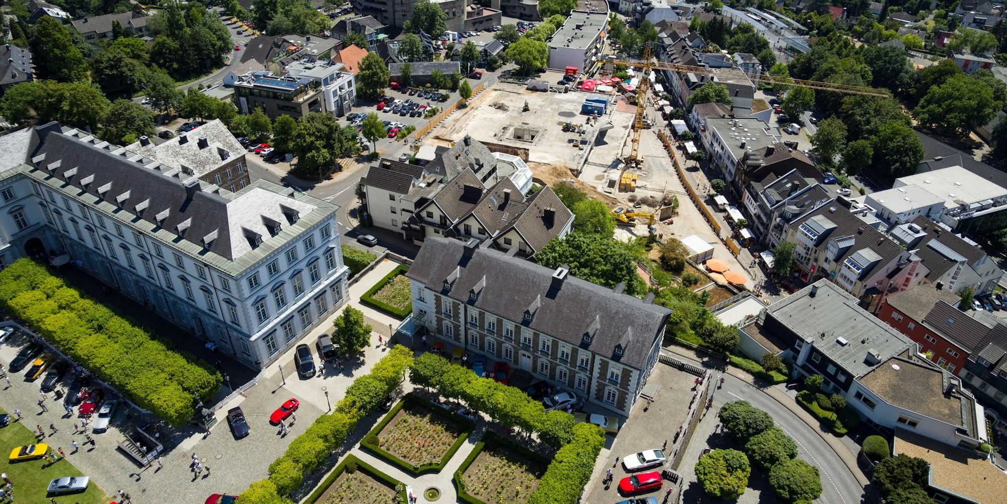 Bensberg aus der Luft