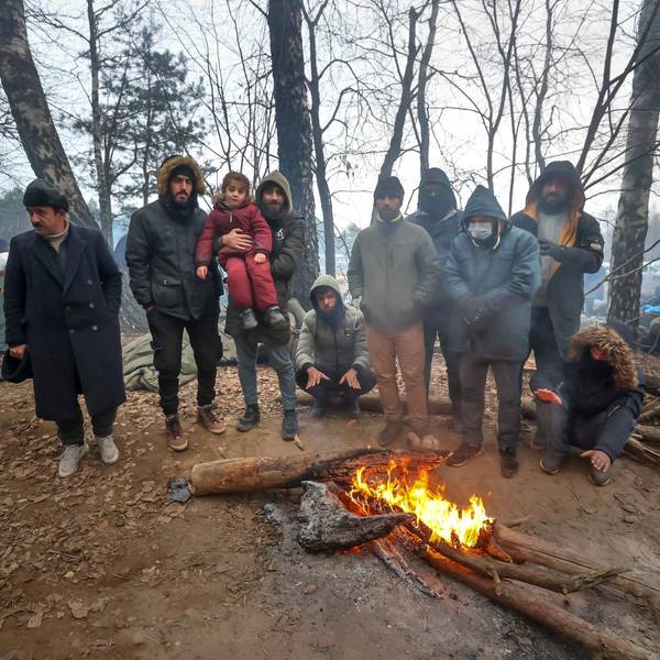 Migranten Grenze Belarus